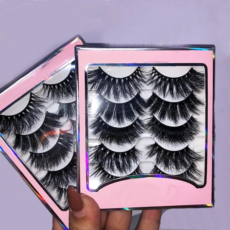 Pink box packing 5 pair faux mink eyelash 25mm long silk eye-lashes wholesale makeup eyelash extension cotton band fake eyelash
Pink box packing 5 pair faux mink eyelash 25mm long silk eye-lashes wholesale makeup eyelash extension cotton band fake eyelash