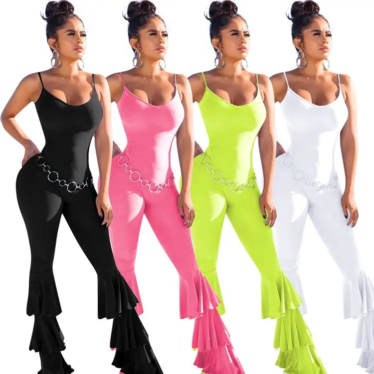 0719M395 New arrival backless vest summer fashion sexy woman flare sling sleeveless jumpsuit women jumpsuit 2021
0719M395 New arrival backless vest summer fashion sexy woman flare sling sleeveless jumpsuit women jumpsuit 2021