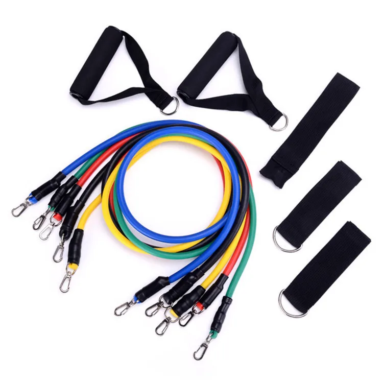 Workout Exercise 11 PCS Yoga Fitness Band Resistance Set, Blue, black, green, red, yellow
Workout Exercise 11 PCS Yoga Fitness Band Resistance Set, Blue, black, green, red, yellow