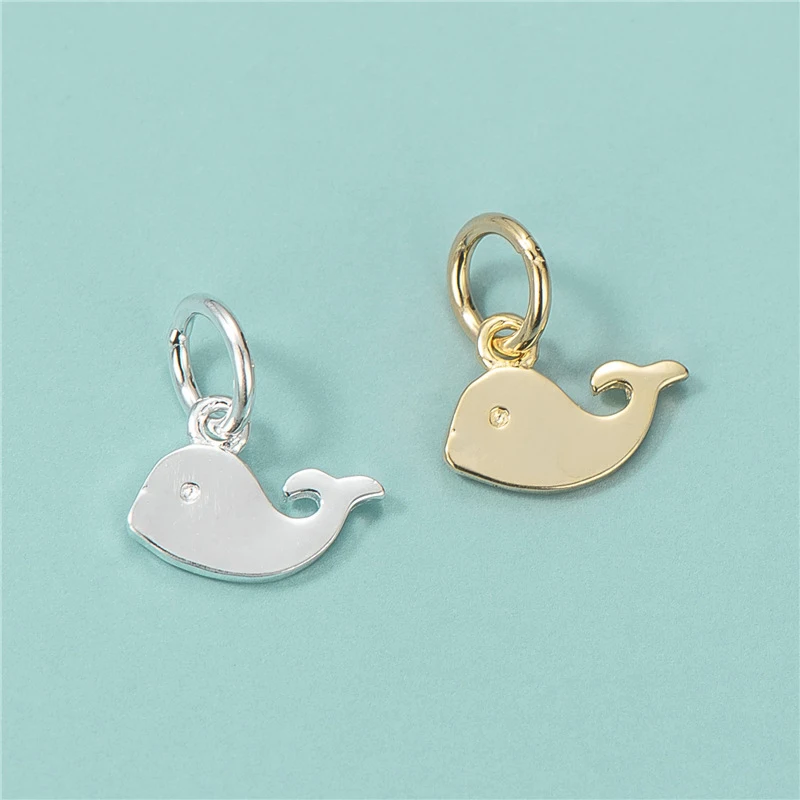 Hertiny Jewelry Fashion Gold Plated Dolphin Animal Charm 925 Sterling Silver Pendants For Jewelry Making
Hertiny Jewelry Fashion Gold Plated Dolphin Animal Charm 925 Sterling Silver Pendants For Jewelry Making