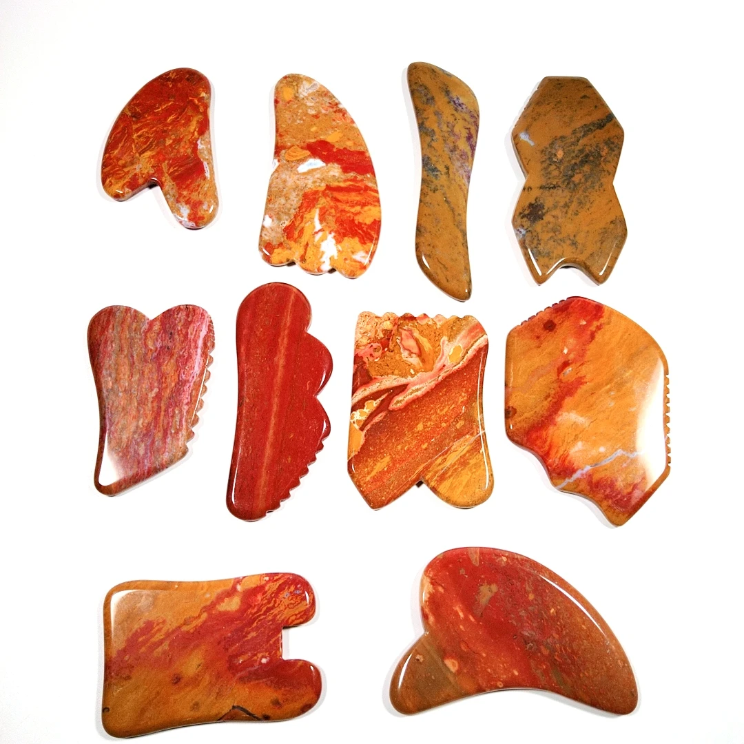 High Quality Mookaite Jasper Gua Sha Tool in New Shape for Anti Aging Spoon Shape
High Quality Mookaite Jasper Gua Sha Tool in New Shape for Anti Aging Spoon Shape