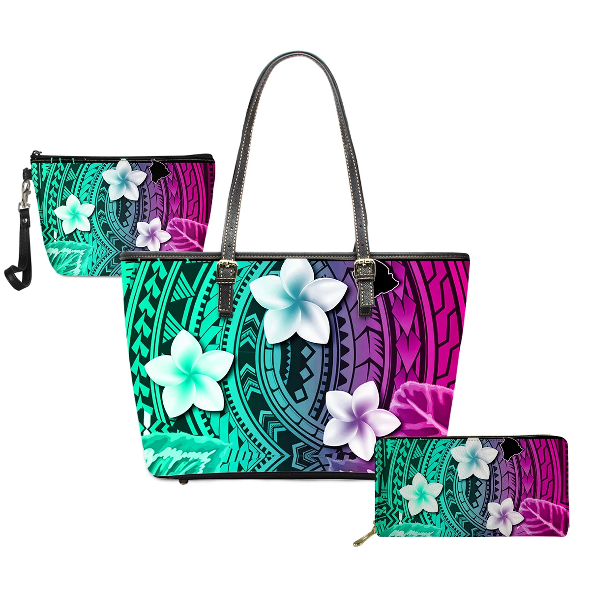 Luxury Polynesian Traditional Tribal Printed Pu Leather Bags Ladies Female Shoulder Hand Bags Handbags Purse Set For Women, Customized
Luxury Polynesian Traditional Tribal Printed Pu Leather Bags Ladies Female Shoulder Hand Bags Handbags Purse Set For Women, Customized