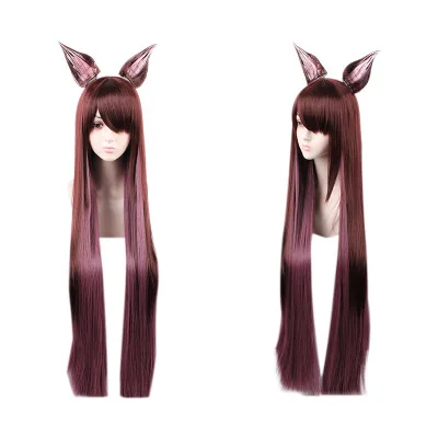 Funtoninght Brown-purple gradient long hair Arknights cosplay wigs Melantha cosplay wigs for cosplay party activities, Pic showed
Funtoninght Brown-purple gradient long hair Arknights cosplay wigs Melantha cosplay wigs for cosplay party activities, Pic showed