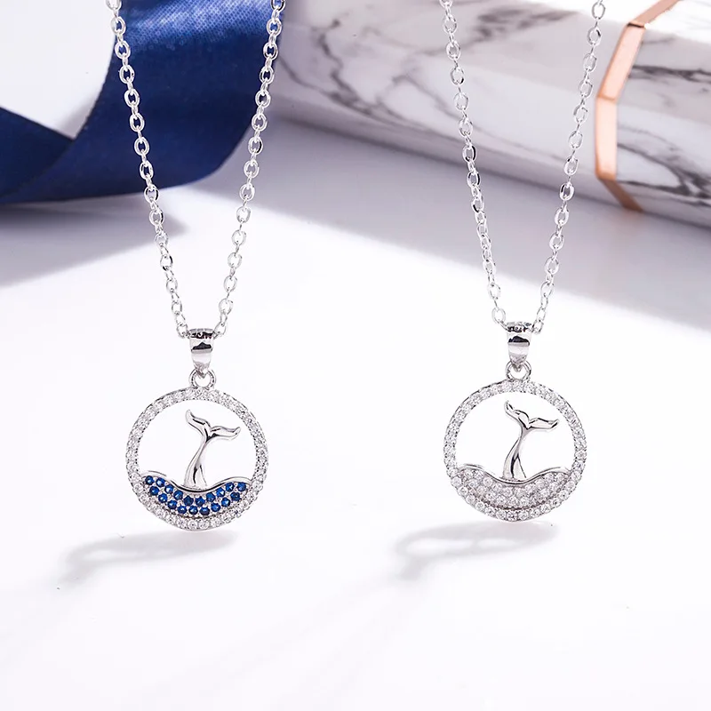 100% S925 Sterling Silver Necklace 18k Rose Gold Clavicle Necklace sea maid Pendant women necklace
100% S925 Sterling Silver Necklace 18k Rose Gold Clavicle Necklace sea maid Pendant women necklace