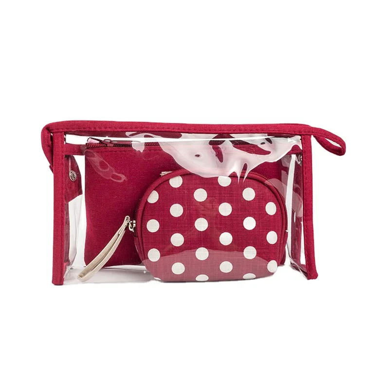 3 in 1 transparent pvc makeup pouch small canvas 3 pcs travel make up bag pvc cosmetic bag set
3 in 1 transparent pvc makeup pouch small canvas 3 pcs travel make up bag pvc cosmetic bag set