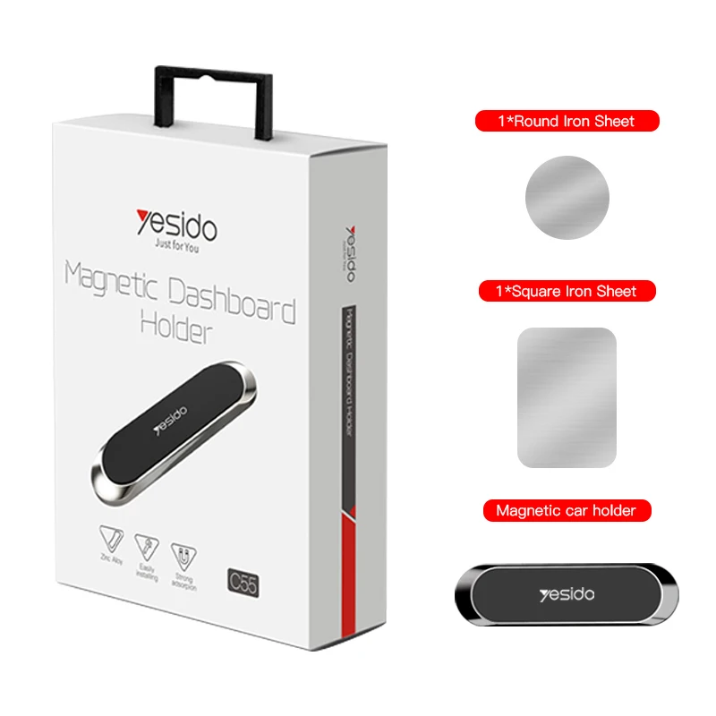Yesido C55 Universal Mini Strip Shape Magnetic Car Phone Holder Stand For Smartphone
Yesido C55 Universal Mini Strip Shape Magnetic Car Phone Holder Stand For Smartphone