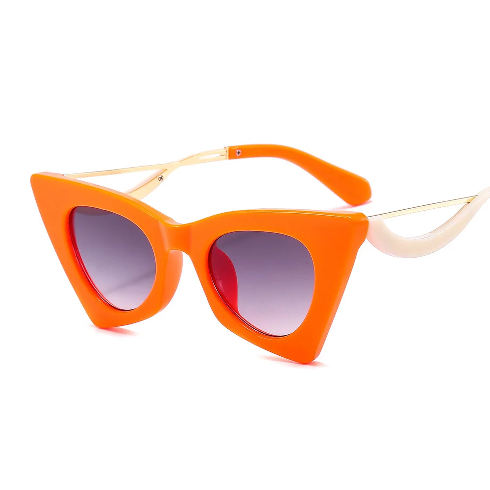 Custom Logo New Design Luxury CAT EYE Frame Sun Glasses Women Wholesale Sunglasses, Custom colors
Custom Logo New Design Luxury CAT EYE Frame Sun Glasses Women Wholesale Sunglasses, Custom colors