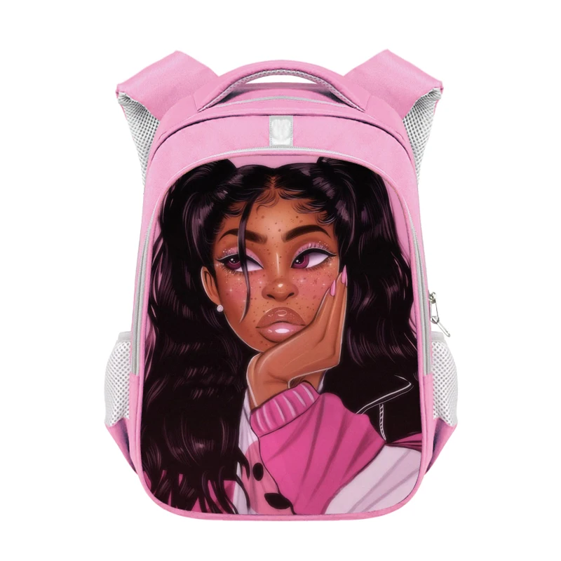 Black Girl Design New Pink 16 Inch Women Backpack with Reflective Strip School Bag for Kids Girls Book Bags Lady Casual Backpack, Black with graphic prints
Black Girl Design New Pink 16 Inch Women Backpack with Reflective Strip School Bag for Kids Girls Book Bags Lady Casual Backpack, Black with graphic prints