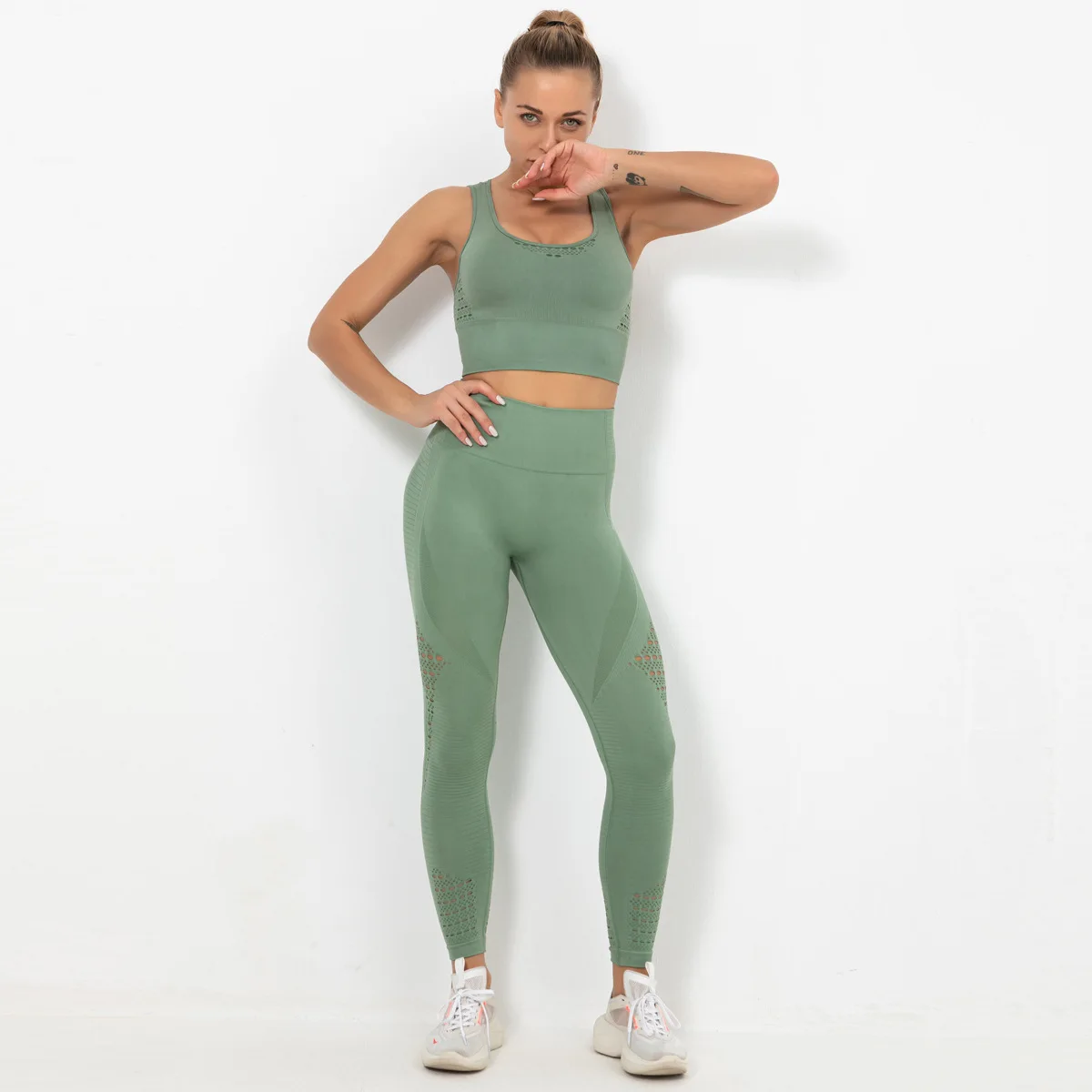 2021 New Sport Yoga Wear Suit Fashion Tight Running Wear Breathable Seamless Sport Yoga Bra Pant Suit
2021 New Sport Yoga Wear Suit Fashion Tight Running Wear Breathable Seamless Sport Yoga Bra Pant Suit
