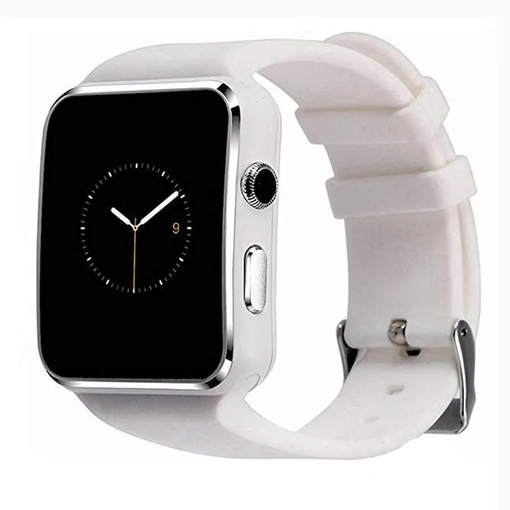 Curved Screen BT Smart Watch X6 Band Camera SIM/TF Call Reminder For IOS Android Fitness Tracker Woman Watch
Curved Screen BT Smart Watch X6 Band Camera SIM/TF Call Reminder For IOS Android Fitness Tracker Woman Watch