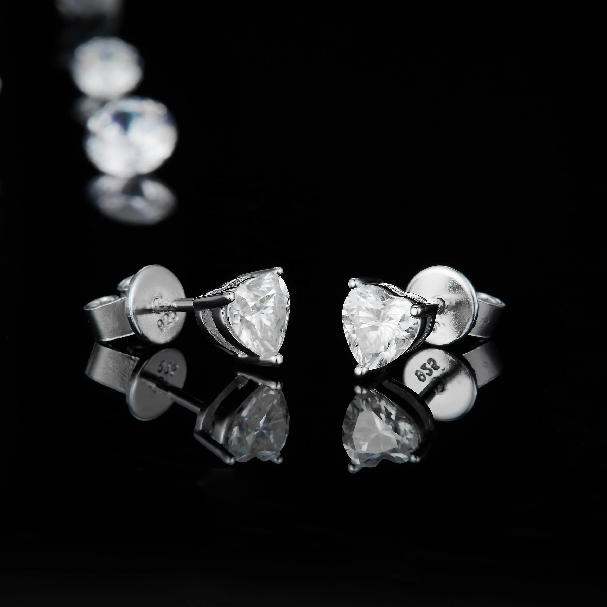 Abiding Jewelry Wholesale 2022 Womens Heart Shape Moissanite Diamond Sterling Silver 925 Jewellery Earrings
Abiding Jewelry Wholesale 2022 Womens Heart Shape Moissanite Diamond Sterling Silver 925 Jewellery Earrings