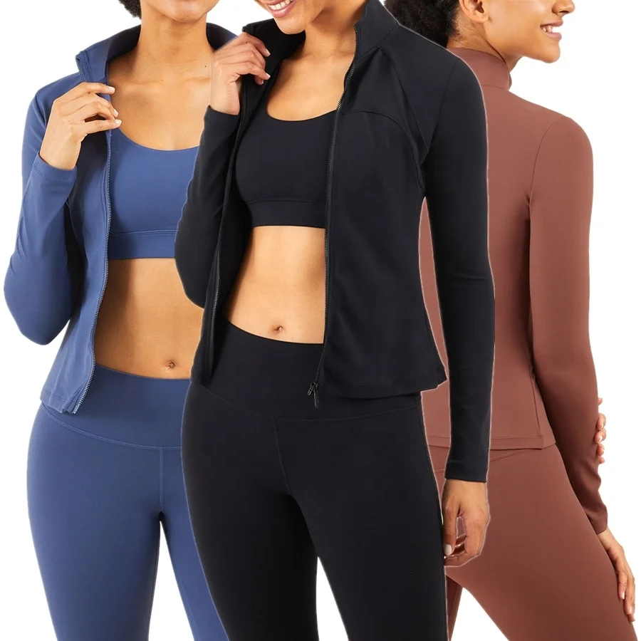 Winter 3-piece set plus size long sleeve jacket women sportswear yoga wholesale quick dry jogg wear set, 6 colors
Winter 3-piece set plus size long sleeve jacket women sportswear yoga wholesale quick dry jogg wear set, 6 colors