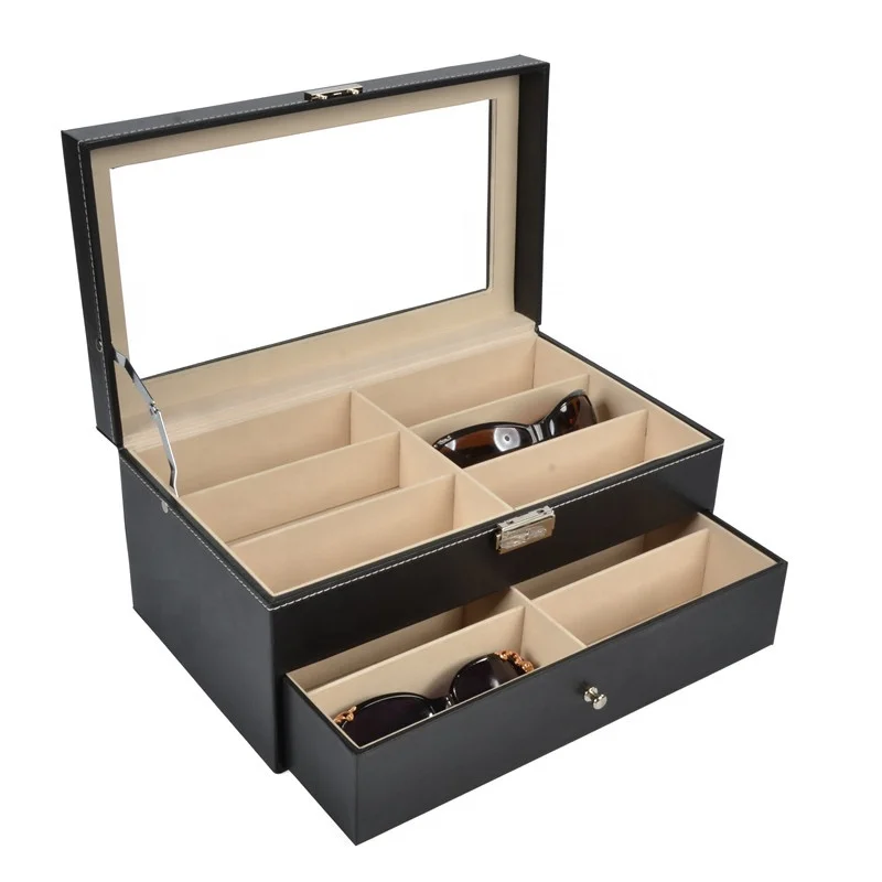 sunglasses storage box organizer custom sunglasses packaging boxes Double-layer glasses case
sunglasses storage box organizer custom sunglasses packaging boxes Double-layer glasses case