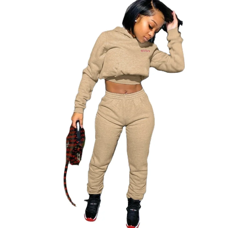 Autumn Winter Sweatsuit Women Two Piece Set Letter Print Sports Tracksuit Long Sleeve Hoodies And Pants Suit
Autumn Winter Sweatsuit Women Two Piece Set Letter Print Sports Tracksuit Long Sleeve Hoodies And Pants Suit