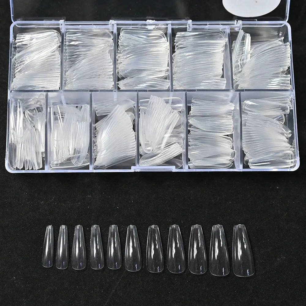 500pcs/Box Artificial False Nails Tips Stiletto Square transparent for Nail Art Decoration Diy Manicure Beauty Tools, Clear/natural
500pcs/Box Artificial False Nails Tips Stiletto Square transparent for Nail Art Decoration Diy Manicure Beauty Tools, Clear/natural