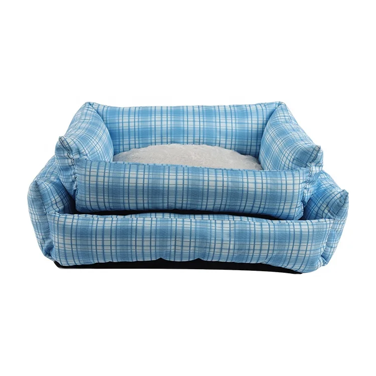 Factory Wholesale High quality luxury blue checkered nylon interesting Dog Bed, Picture
Factory Wholesale High quality luxury blue checkered nylon interesting Dog Bed, Picture