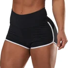 Z1760 Woman Elastic Plus Size Fitness Exercise Running Sport Shorts Tummy Control Workout Yoga Shorts