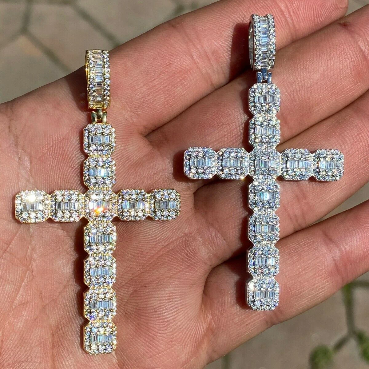 5A cubic zirconia new arrived high quality wholesale men cross pendant necklace, Silver
5A cubic zirconia new arrived high quality wholesale men cross pendant necklace, Silver
