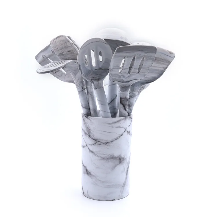 Marble texture 12 Pieces In 1 Set kitchen accessories Cooking Tools Stand Kitchenware Spatula Silicone Kitchen Utensils Set
Marble texture 12 Pieces In 1 Set kitchen accessories Cooking Tools Stand Kitchenware Spatula Silicone Kitchen Utensils Set