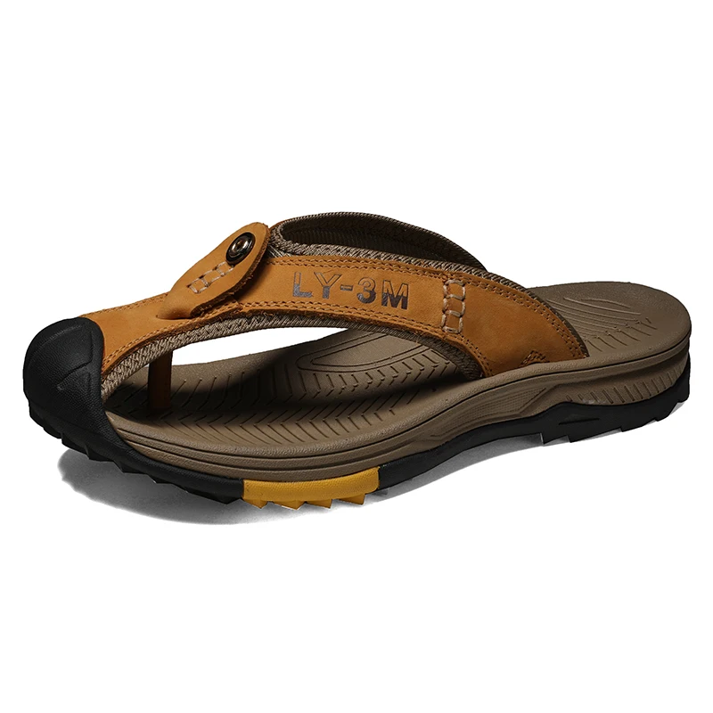 Wholesale Popular Slipper Outdoor Breathable Beach Sandals Wear-resistant Anti-slip Flat Men Leather Sandals
Wholesale Popular Slipper Outdoor Breathable Beach Sandals Wear-resistant Anti-slip Flat Men Leather Sandals