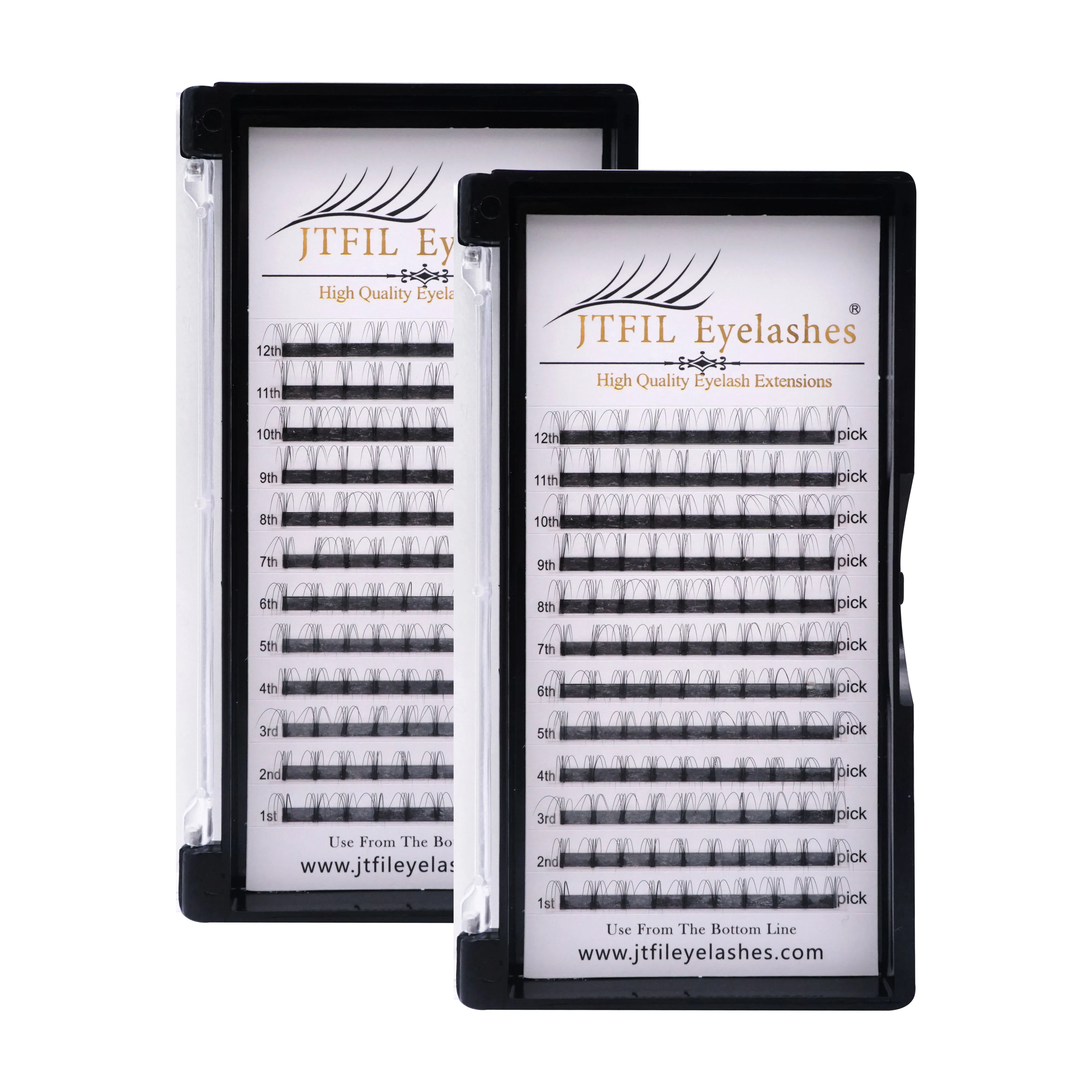 

0.07mm C Curl Mixed Length Russian Volume Eyelashes 7D Short Stem Fans Individual Cluster Lashes Pre-fanned Volume Eyelash, N/a