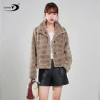 Girl Winter Rabbit 2019 Trench Fashion Popular Best Seller Faux Fur Coat Woman