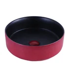 Hot new products cheap price Matt Color bathroom sink ceramic art wash basin