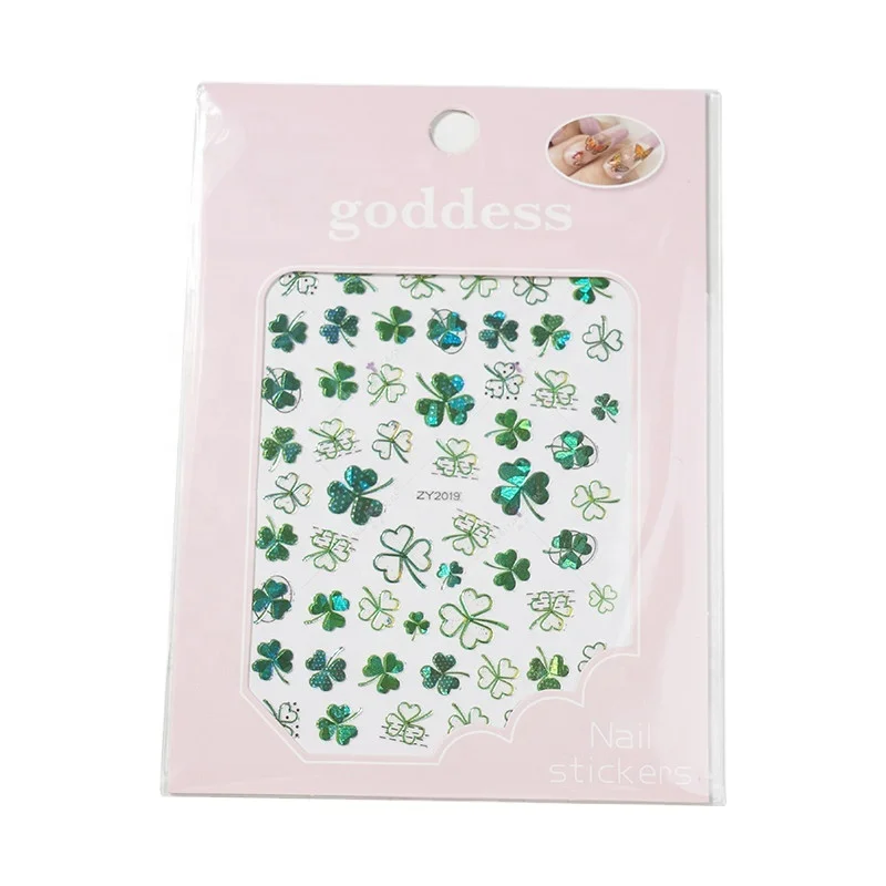 OEM Lucky Clover Four Leaf Clover 3D Adhesive Nail Stickers Laser Ginkgo Leaf Nail Sticker for Nails Art Decoration, As shown
OEM Lucky Clover Four Leaf Clover 3D Adhesive Nail Stickers Laser Ginkgo Leaf Nail Sticker for Nails Art Decoration, As shown