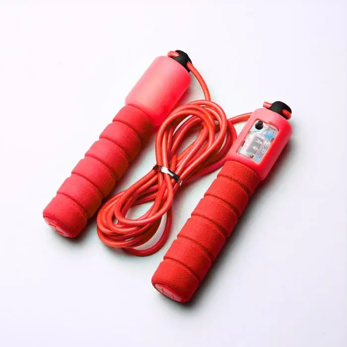 Adjustable Fast Speed Counting Jump Skip Rope Skipping Wire digital jumping rope with counter skipping, As the picture show
Adjustable Fast Speed Counting Jump Skip Rope Skipping Wire digital jumping rope with counter skipping, As the picture show