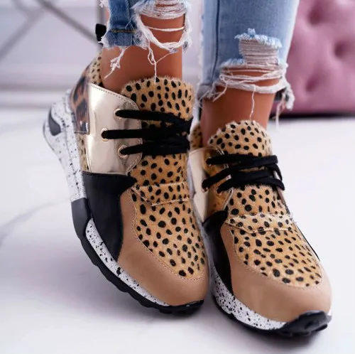 2020 Women Casual Shoes Breathable Ladies Sneakers Leopard Print Faux Fur Sneakers Lace-up Platform Sports Shoes
2020 Women Casual Shoes Breathable Ladies Sneakers Leopard Print Faux Fur Sneakers Lace-up Platform Sports Shoes