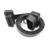 Right angle OBD II male to OBD female cable assembly L=0.8M