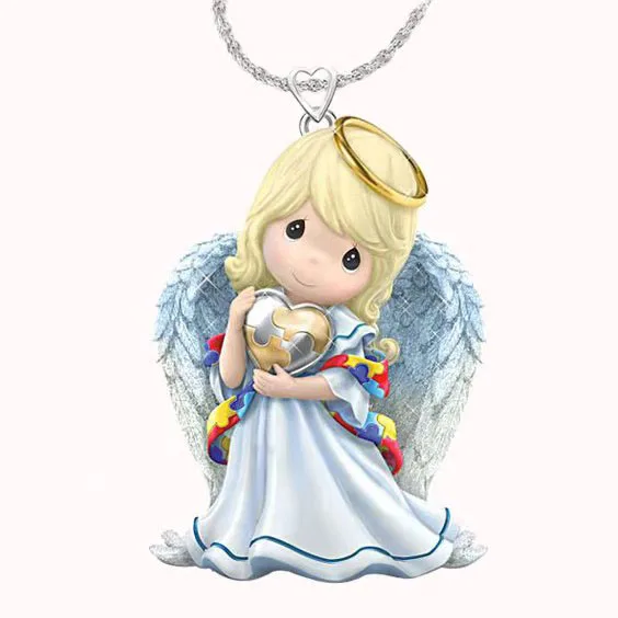 Clavicle Necklace Simple Female Model With Accessories Cute Guardian Angel Wing Pendant Necklace
Clavicle Necklace Simple Female Model With Accessories Cute Guardian Angel Wing Pendant Necklace