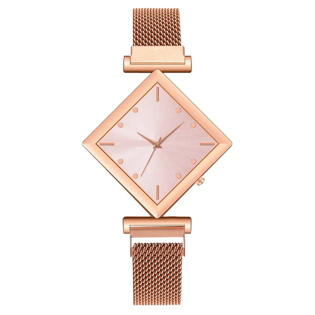 4350 Fashion Magnetic Watches For Women Quartz Clock Female Small Dial Alloy Milan Band Watch Ring For Dress Party, 7 color as photo
4350 Fashion Magnetic Watches For Women Quartz Clock Female Small Dial Alloy Milan Band Watch Ring For Dress Party, 7 color as photo