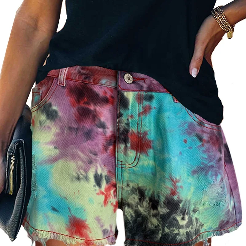 New Jeans Summer Fashion Streetwear Women Summer Ripped Straight Short Jeans, Picture 
New Jeans Summer Fashion Streetwear Women Summer Ripped Straight Short Jeans, Picture