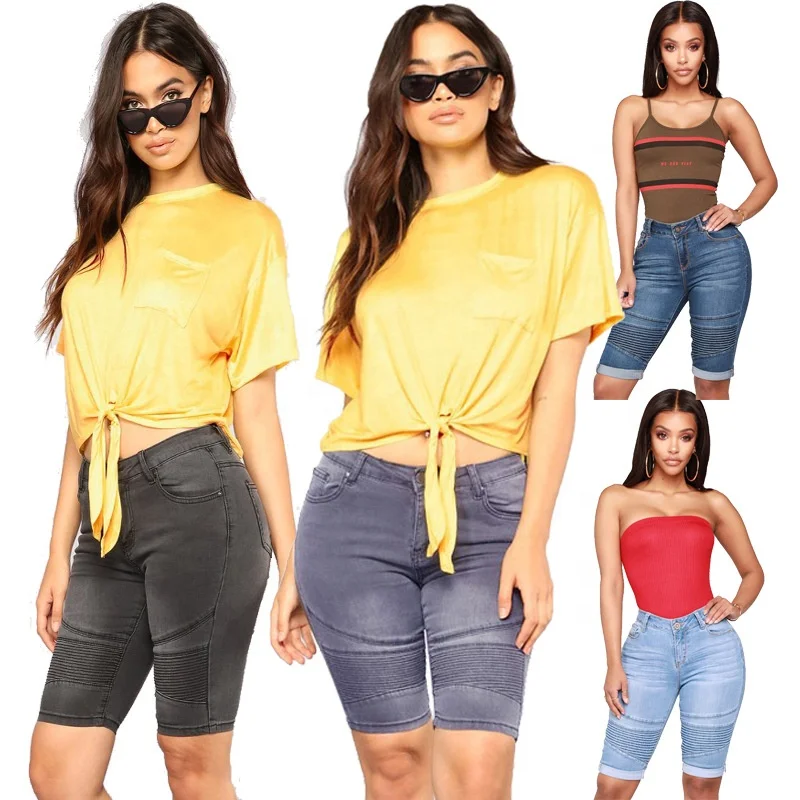 Hot Sell Women's Jeans Summer Trend Women Stretch Denim Pants Classic Blue Pleated Jeans, Gray /black/dark blue/light blue
Hot Sell Women's Jeans Summer Trend Women Stretch Denim Pants Classic Blue Pleated Jeans, Gray /black/dark blue/light blue