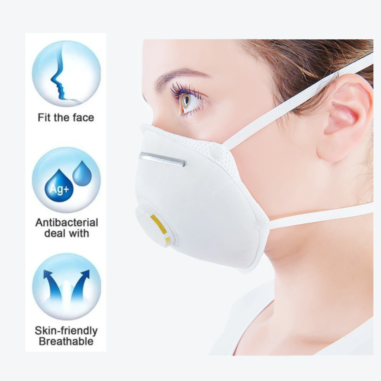 ce en149 masque facemask facial respirator face mask medical cup