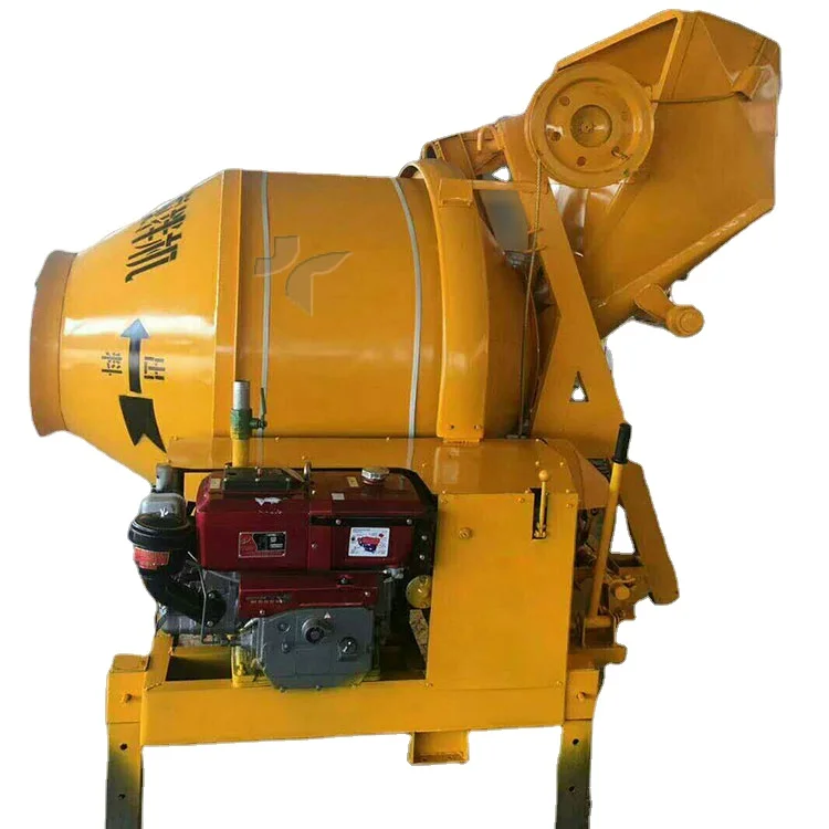 Small Civil Machinery 350L Diesel Engine Power Concrete Mixer