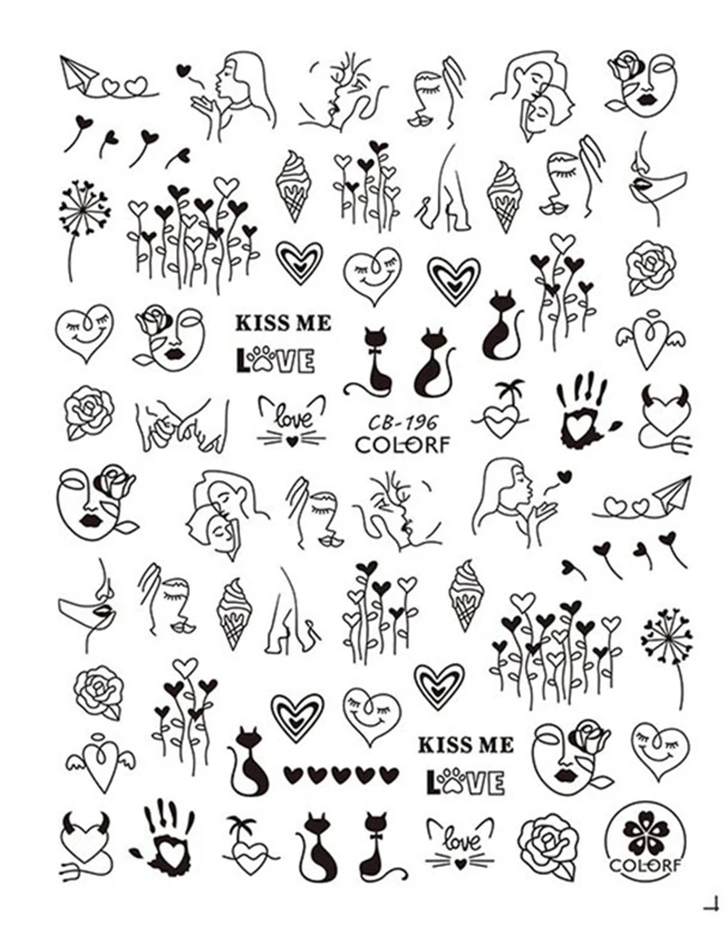 CB196-CB203 Colorful 3D Valentine Nail Art Decals Cartoon Applique Nail Stickers Decorations
CB196-CB203 Colorful 3D Valentine Nail Art Decals Cartoon Applique Nail Stickers Decorations