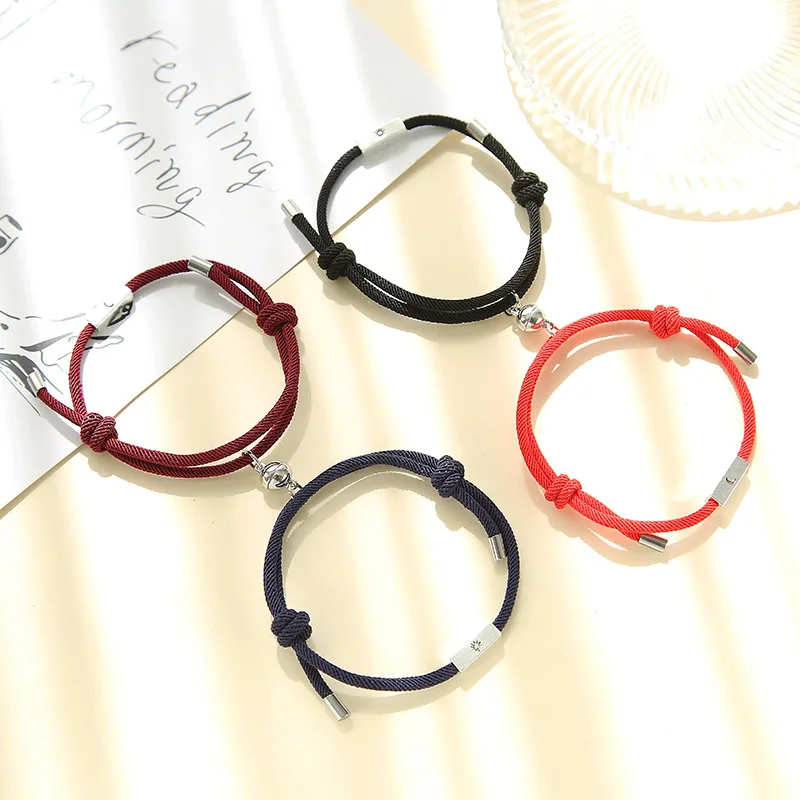 Smart Couple Bracelet Set Magnet Magnetic Leather Bracelet For Love Couple Lock Matching Couple Bracelet Bangle, Picture shows
Smart Couple Bracelet Set Magnet Magnetic Leather Bracelet For Love Couple Lock Matching Couple Bracelet Bangle, Picture shows
