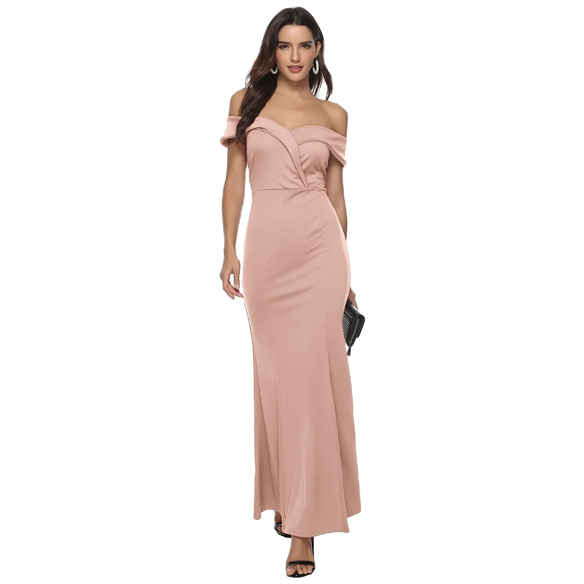 New Style Elegant Ladies Off Shoulder Fashion Women Dresses Long Maxi Evening Party Vestido Solid High Split Summer Costume
New Style Elegant Ladies Off Shoulder Fashion Women Dresses Long Maxi Evening Party Vestido Solid High Split Summer Costume