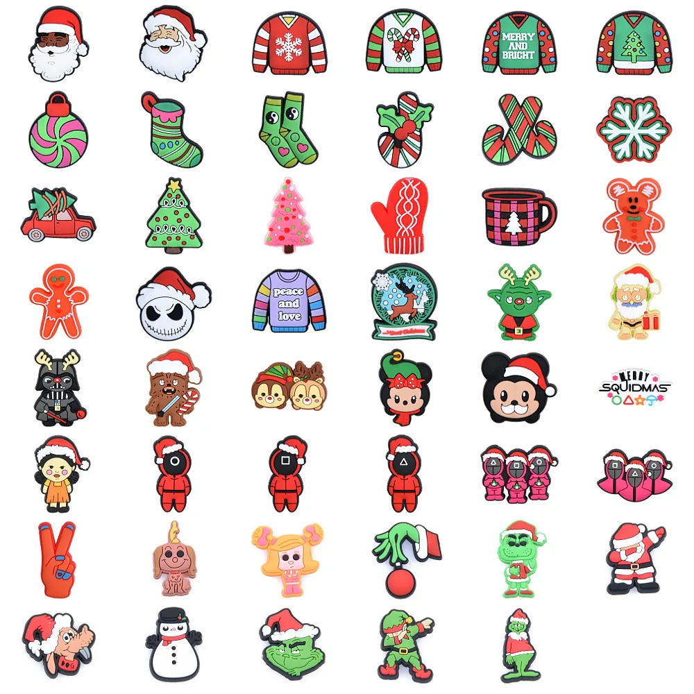 2022 New set custom rubber shoe croc charms for shoe decoration Christmas gift accessory
2022 New set custom rubber shoe croc charms for shoe decoration Christmas gift accessory