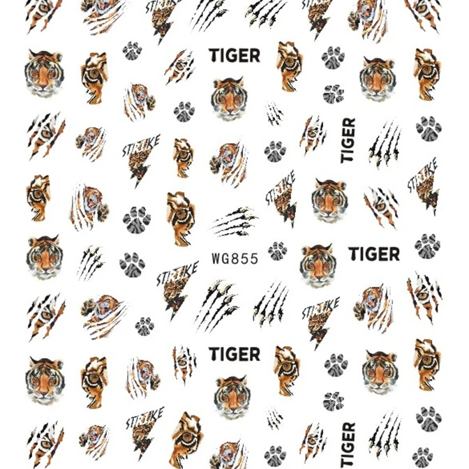 2022 Wholesale tiger Nail stickers New Year cross-border electric cute tiger nail stickers, As picture show
2022 Wholesale tiger Nail stickers New Year cross-border electric cute tiger nail stickers, As picture show