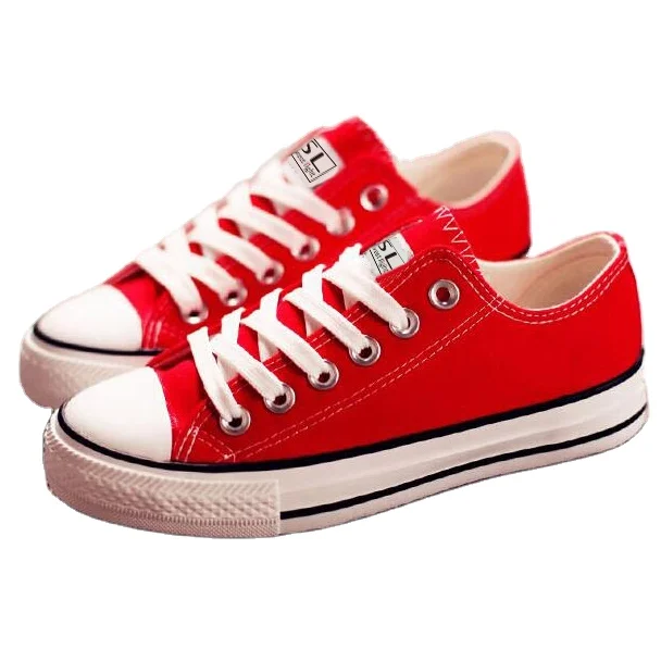 wholesale high quality fashion low top custom canvas shoes