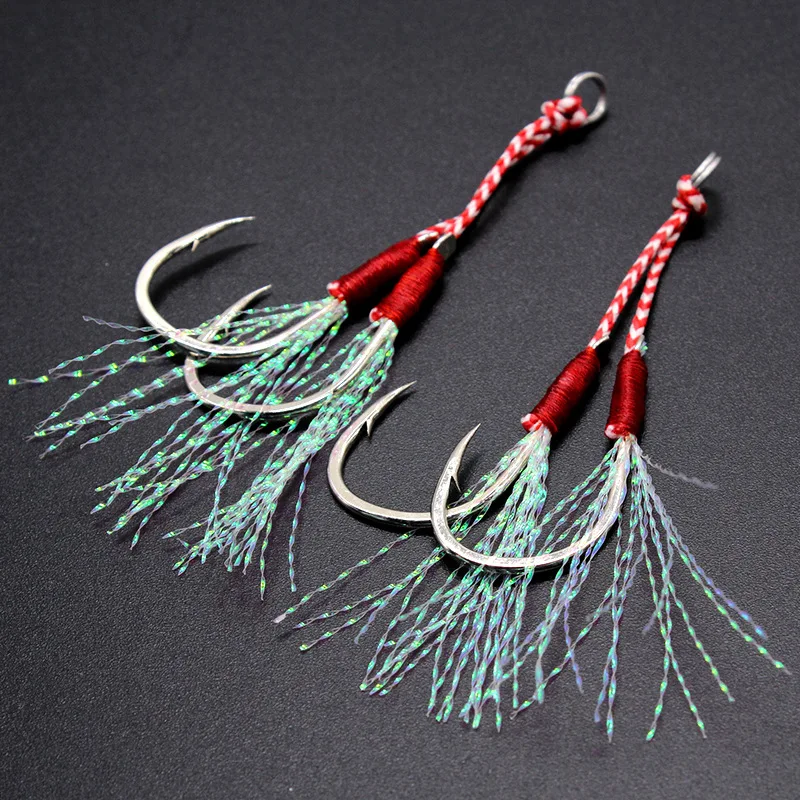 Bulk manufacturing carbon steelJapan double jig assist sea fishing hooks fish, Silver fishing hook
Bulk manufacturing carbon steelJapan double jig assist sea fishing hooks fish, Silver fishing hook