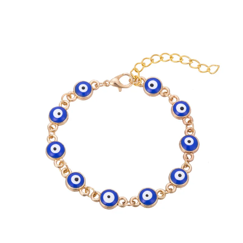 Fashion Turkey Eye Bracelets Gold Deep Blue Devil Eye Enamel Trendy Jewelry For Women Girls Gifts, Picture
Fashion Turkey Eye Bracelets Gold Deep Blue Devil Eye Enamel Trendy Jewelry For Women Girls Gifts, Picture