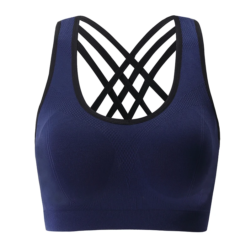 Sports underwear shockproof sling belt beauty back sexy gather fitness yoga running bra backless yoga bra, 4 colors
Sports underwear shockproof sling belt beauty back sexy gather fitness yoga running bra backless yoga bra, 4 colors