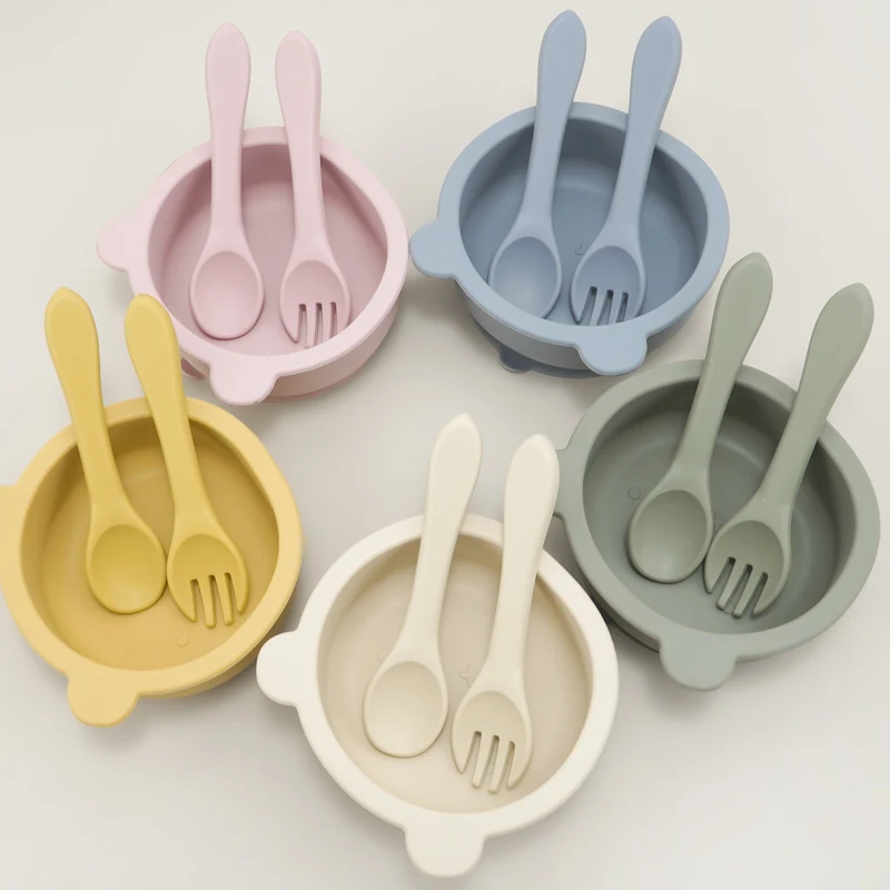 Easy-To-Carry Baby Silicone Feeding Tableware With Children's Suction Cups Bowl To Prevent Falling dropshipping dropshipping, Customized color
Easy-To-Carry Baby Silicone Feeding Tableware With Children's Suction Cups Bowl To Prevent Falling dropshipping dropshipping, Customized color