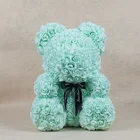 40CM Rose Bear Wedding Party Decoration Valentine's Day Girlfriend Anniversary Gift Foam Flower Bear