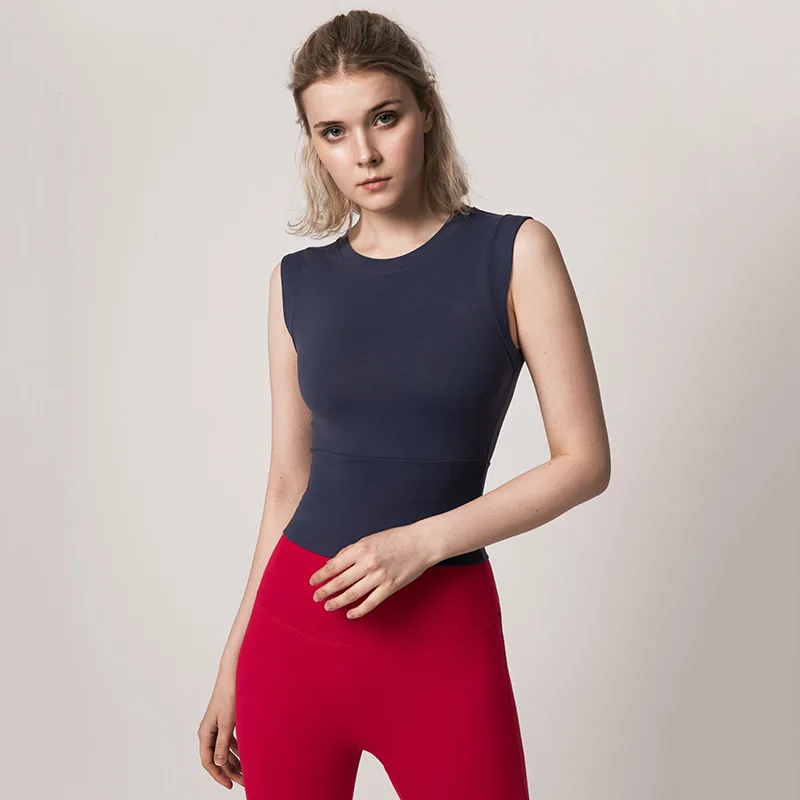 2021 Slim Fit Workout Sport Crop Top Women Quick Dry Running Fitness Vest Plain Yoga Gym Sleeveless Shirts Without Pads, Light blue, light purple, army green, black gray, navy blue
2021 Slim Fit Workout Sport Crop Top Women Quick Dry Running Fitness Vest Plain Yoga Gym Sleeveless Shirts Without Pads, Light blue, light purple, army green, black gray, navy blue
