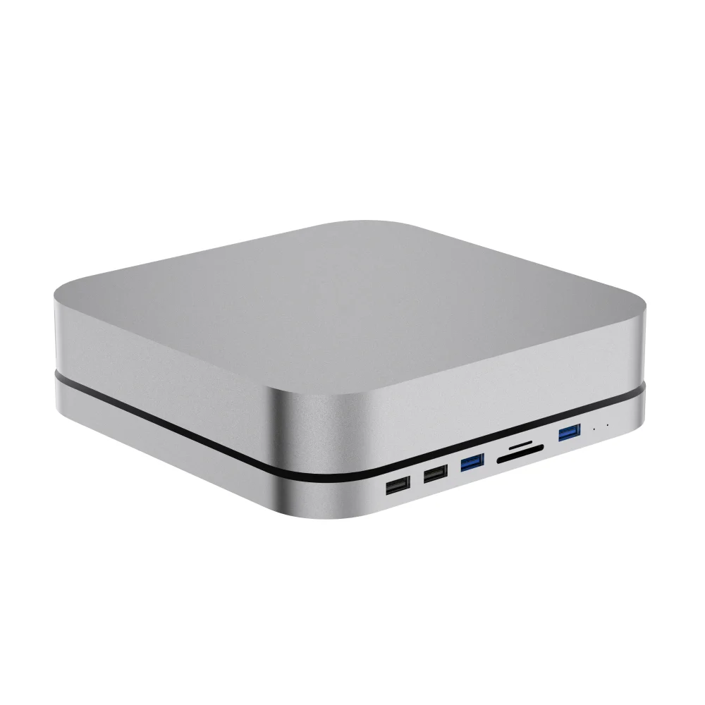 MC25 for Apple M1 Docking Station with SATA SSD/HDD Slot SD TF card USB 3.0/2.0 for Mac mini hub 2020 M1 chip Silver
MC25 for Apple M1 Docking Station with SATA SSD/HDD Slot SD TF card USB 3.0/2.0 for Mac mini hub 2020 M1 chip Silver